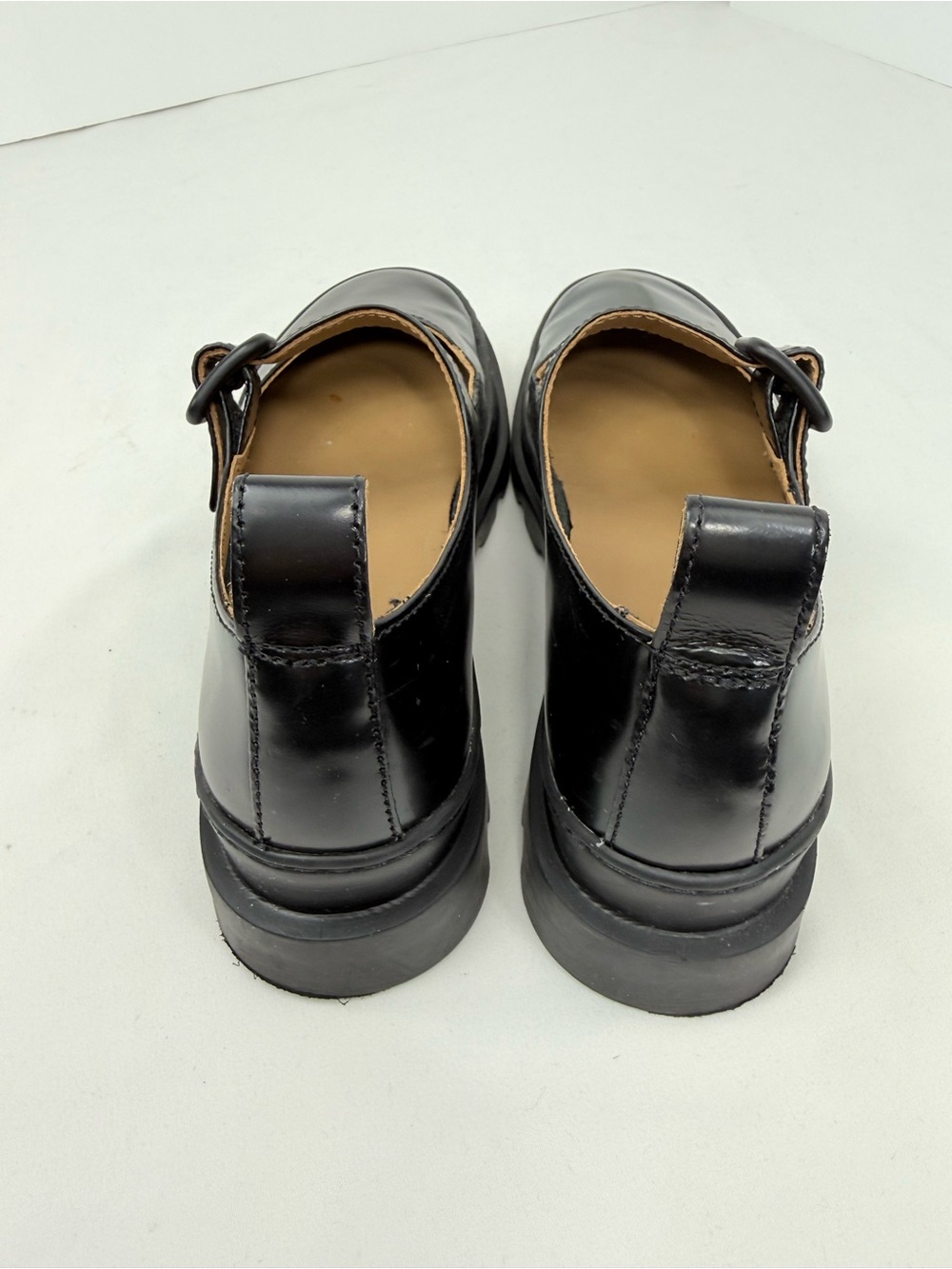 Camper BRUTUS Black Leather Low Heel Side Buckle Lightweight Mary Jane Shoes - Picture 13 of 16